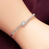 Burçlar 14 Ayar Baget Taşlı Altın Set - 3