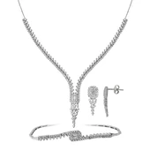 Burçlar 14 Ayar Baget Taşlı Altın Set - 1