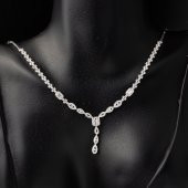 Starlight Baget Taşlı Beyaz Altın Set thumbnail 2