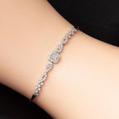 Starlight Baget Taşlı Beyaz Altın Set thumbnail 3