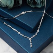 Starlight Baget Taşlı Beyaz Altın Set thumbnail 5