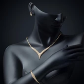 Sarmaşık Altın Düğün Takı Seti thumbnail 2