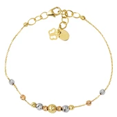 Kolye Bileklikli Top Altınlı Takı Seti - 7