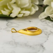 Damla 14 Ayar Çeyrek Altın Çerçevesi thumbnail 6