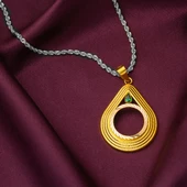 Damla 14 Ayar Çeyrek Altın Çerçevesi thumbnail 4