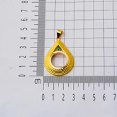 Damla 14 Ayar Çeyrek Altın Çerçevesi thumbnail 3