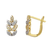 Yaprak 14 Ayar Altın Küpe thumbnail 1