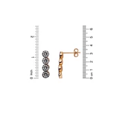 Efruz Klipsli Rose Altın Küpe thumbnail 3