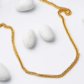 Saç Örgüsü 14 Ayar Altın Zincir thumbnail 3