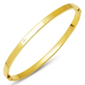 Vidalı Taşsız Kelepçe Altın Bilezik thumbnail 1