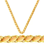 Maraş Pullu 14 Ayar Altın Zincir 55 cm. thumbnail 1