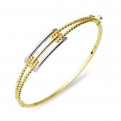 Top Top 14 Ayar Üçlü Kaburga Altın Bilezik thumbnail 1