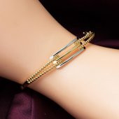 Top Top 14 Ayar Üçlü Kaburga Altın Bilezik thumbnail 2