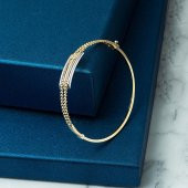 Top Top 14 Ayar Üçlü Kaburga Altın Bilezik thumbnail 3