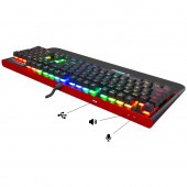 Rampage Hydra R6 Plus RGB Kablolu Mekanik Oyuncu Klavyesi - 3