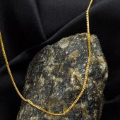 22 Ayar Altın Zincir 50cm thumbnail 1