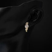 Tomurcuk 14 Ayar Altın Küpe thumbnail 2