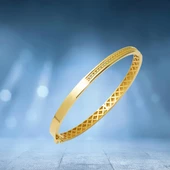 Uzay Yolu Altın Kelepçe Bilezik thumbnail 6