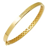 Uzay Yolu Altın Kelepçe Bilezik thumbnail 1