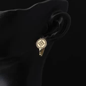 Tenis 14 Ayar Altın Küpe - 2