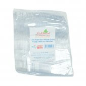 Lüks Kaşık Sert Plastik Çorba Kaşığı 1654 mm Şeffaf 100 Adet 1 Paket - 1