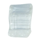 LokmanAVM Lüks Kaşık Sert Plastik Çorba Kaşığı 1654 mm Şeffaf 100 Adet 1 Paket thumbnail 2