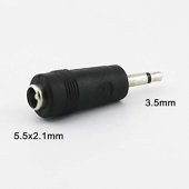Dc Jack Çevirici 3.5 mm Mono - 5.5 mm - 1