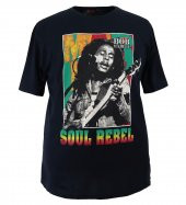 Erkek Büyük Beden Battal Boy Süprem Bisiklet Yaka Baskılı Tişört - 1