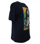 Erkek Büyük Beden Battal Boy Süprem Bisiklet Yaka Baskılı Tişört - 2