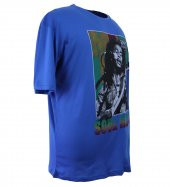 Erkek Büyük Beden Battal Boy Süprem Bisiklet Yaka Baskılı Tişört - 7