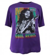 Erkek Büyük Beden Battal Boy Süprem Bisiklet Yaka Baskılı Tişört - 9