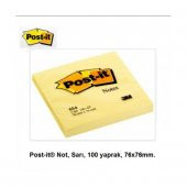 Post-it Yapışkanlı Not Kağıdı 100 YP 76x76 Sarı 654 - 1