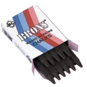 Brons Tebeşir Yuvarlak Yağlı Siyah 12 Lİ BR-251 - 2