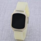 SaaTTino Sarı Silikon Kordonlu Dokunmatik Led Ekran Unisex Kol Saati ST-303858 - 2