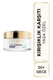 LOreal Paris Yaş Uzmanı 30+ Kırışıklık Karşıtı Nemlendirici Gece Kremi  50 Ml - 2