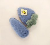 Meyveli Renkli Peluş Çıt Çıt Toka Mavi thumbnail 1