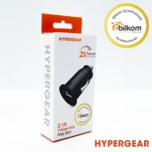 Hypergear 2.1A 2X Hızlı Araç Şarj Aleti Set Type-C Kablo Siyah - 5