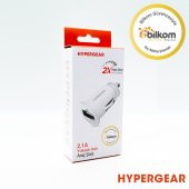 Hypergear 2.1A 2X Hızlı Araç Şarj Aleti Set Type-C Kablo Beyaz - 5