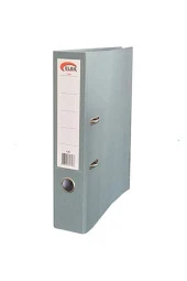 Elba Klasör Plastik Lüx Geniş Gri Klasör (25 Li Paket) - 1