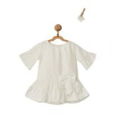 Andywawa AC22581 Stylısh Girl Bebek Elbise Set Ekru - 2