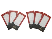 LORD 6 LI PAKET İŞLEMELİ POPLİN KADIN MENDİLİ - 1