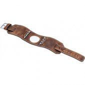 Bouletta Apple Watch Uyumlu Kahverengi Hakiki Deri Kordon 42-44 mm-Kutu Hasarlı - 3