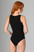 Siyah Kalın Askılı Çıtçıtlı Body thumbnail 2