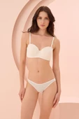 Ekru Straplez Sütyen Külot Takım thumbnail 1