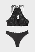 Siyah Dantelli Sütyen Külot  Takımı thumbnail 6