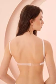 Beyaz Sırtı Şeffaf Sütyen - 3