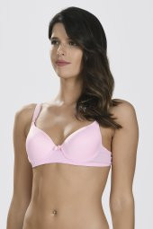 Pembe Sayda Desteksiz Sütyen - 1
