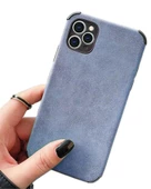 iPhone 11 Pro Max Köşe Korumalı Antik Deri Telefon Kılıfı thumbnail 2