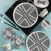 Kütahya Porselen Mood 30 Parça 12006 Dekor Kahvaltı Takımı - 1