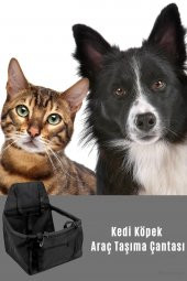 Evcil Hayvan Araç Koltuk Askılı Puset Kedi Köpek Seyahat Taşıma Kutusu Kafesi Kedi Köpek Evi Çantası - 6